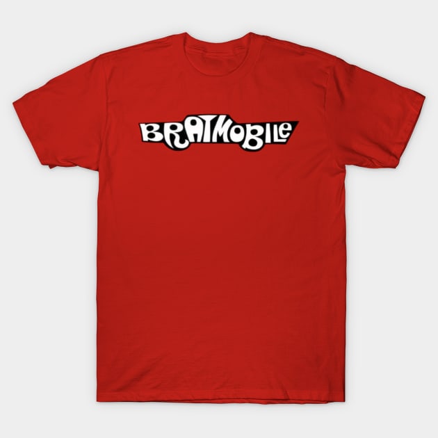 bratmobile logo riot grrrl 90's olympia T-Shirt by Luckythelab